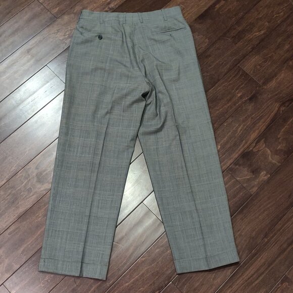 Brooks Brothers Grey Glen Check Plaid Wool 2 Piece Suit Men's 40S - Picture 13 of 13